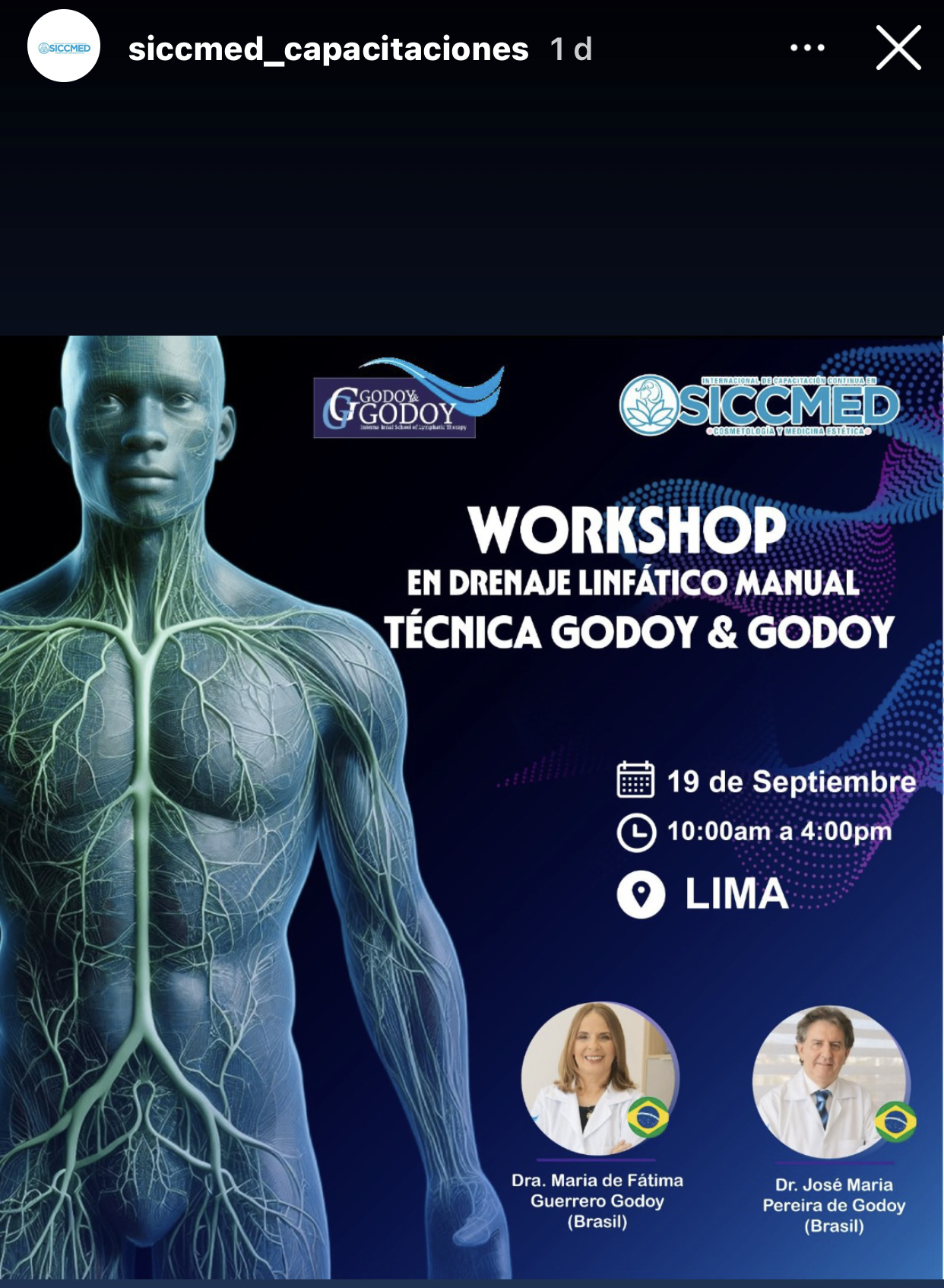  El Primer Workshop Terapia Linfatico Manual: Metodo Godoy- CUSCO y LIMA -PERU ORGANIZAÇIÓN SICCMED +57 310 4709285